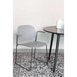 Fauteuils Stacks à pieds luges - lot de 4