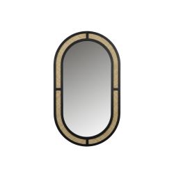 Miroir décoratif rotin AIDA oval - Boite à design