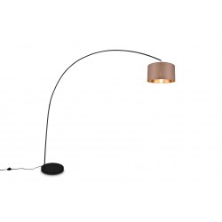 Lampadaire en arc design MANSUR anthracite