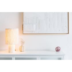 Lampe de table en coton Arjun - Boite à design