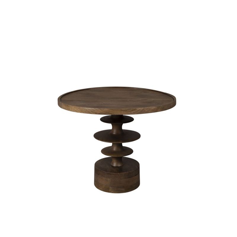Table basse ronde bois de manguier Cath - Dutchbone Table basse ronde bois de manguier Cath - Dutchbone