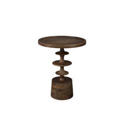 Table d'appoint ronde bois de manguier Cath - Dutchbone