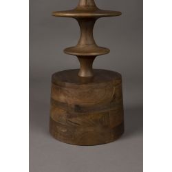 Table d'appoint ronde bois de manguier Cath - Dutchbone