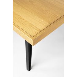 Table en bois et métal 220 x 90 HARVEST