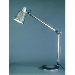 Lampe de bureau Casting2 design et son étau d'accroche