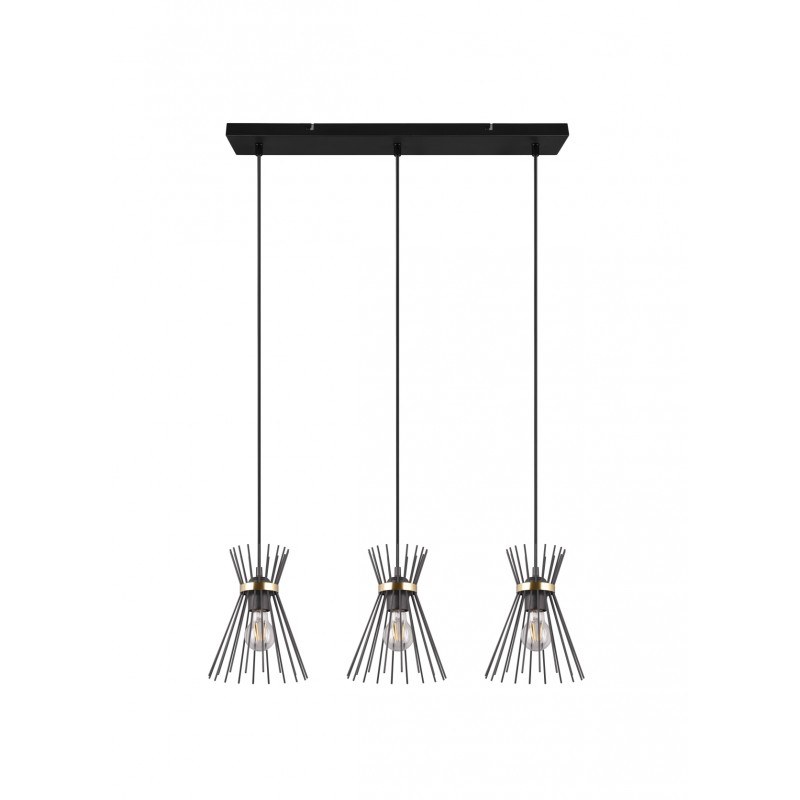 Triple suspension noir et or vintage ROD Triple suspension noir et or vintage ROD