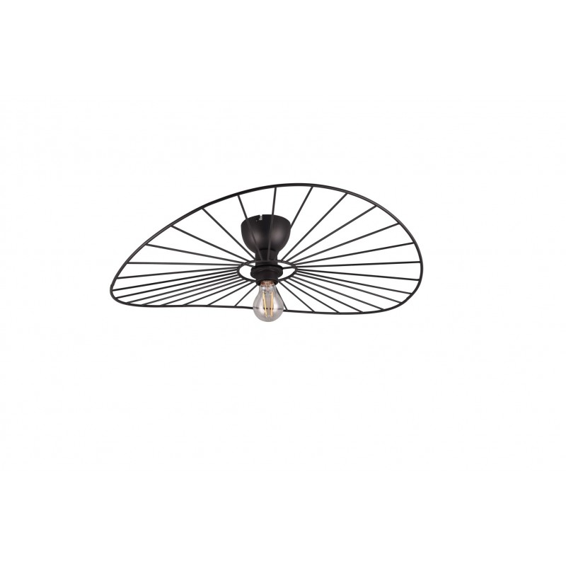 Plafonnier en métal 60 cm CHAPEAU noir Plafonnier en métal 60 cm CHAPEAU noir