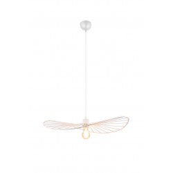 Suspension en métal 60 cm CHAPEAU blanc