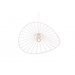 Suspension en métal 60 cm CHAPEAU blanc