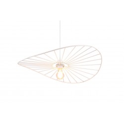 Suspension en métal 60 cm CHAPEAU blanc