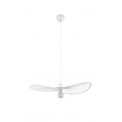 Suspension en métal 60 cm CHAPEAU blanc