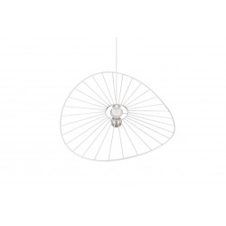 Suspension en métal 60 cm CHAPEAU blanc