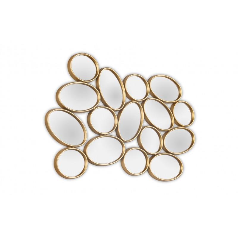 Multi miroirs design couleur or MADITA Multi miroirs design couleur or MADITA