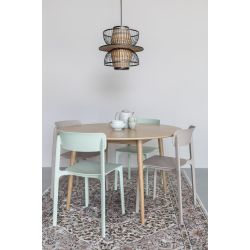 Table ronde en bois Fabio 100 cm