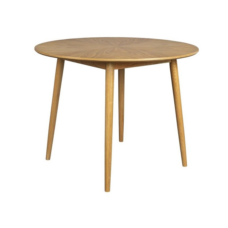 Table ronde en bois Fabio 100 cm Table ronde en bois Fabio 100 cm