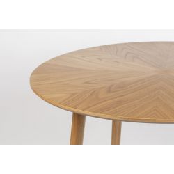 Table ronde en bois Fabio 100 cm