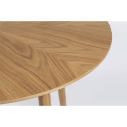 Table ronde en bois Fabio 100 cm