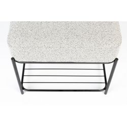 Tabouret avec coussin tissu Milou