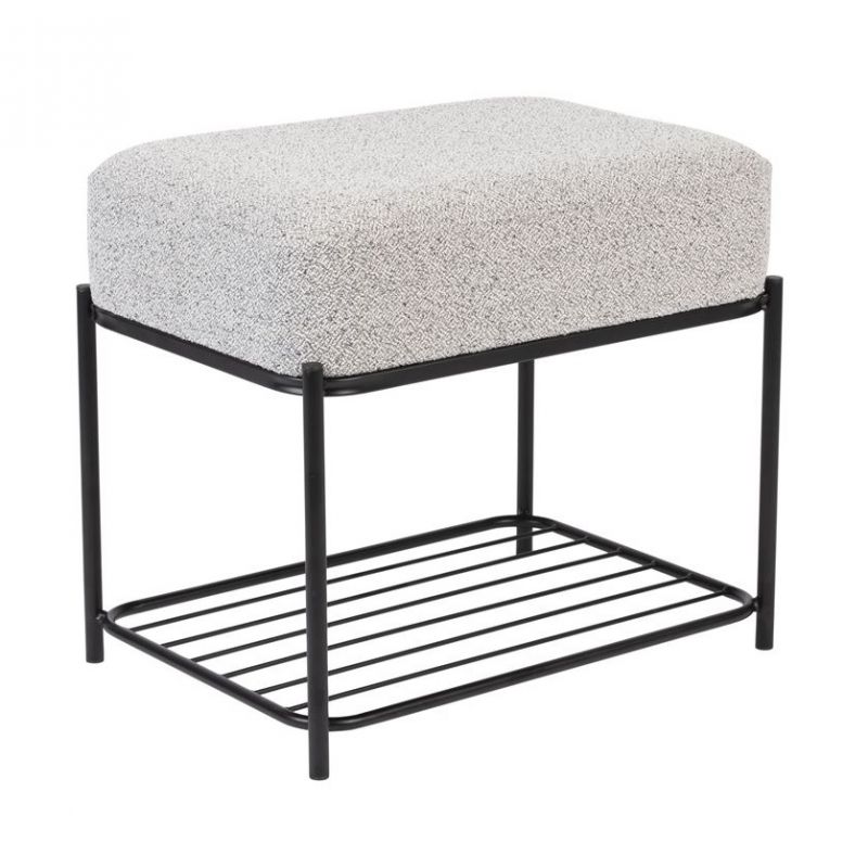 Tabouret avec coussin tissu Milou Tabouret avec coussin tissu Milou