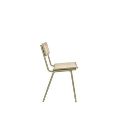 Chaises en bois massif et rotin JORT - Lot de 2