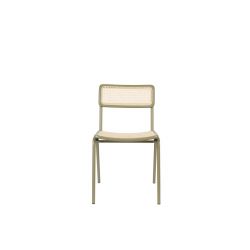 Chaises en bois massif et rotin JORT - Lot de 2