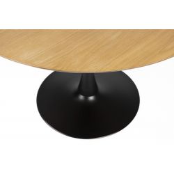 Table de repas ronde RAKU pied tulipe