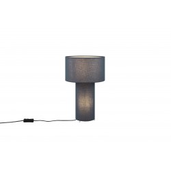 Lampe à poser design en tissu BALE bleu