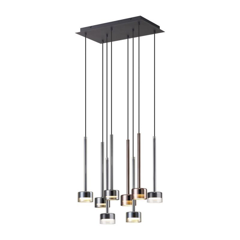 Suspensions 8L verre Tonic rectangle Mantra 12W IP20