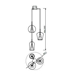 Suspension 3L design Elsa - Mantra