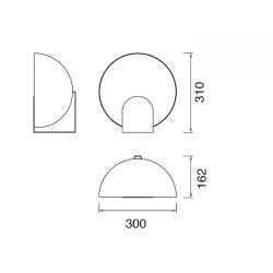 Lampe de Table OCULO : Design Élégant, 12W, 1080 Lumens - Mantra