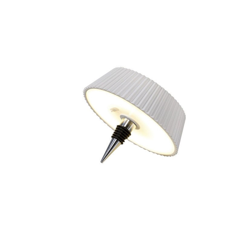 Bouchon bouteille led dimmable RELAX blanc