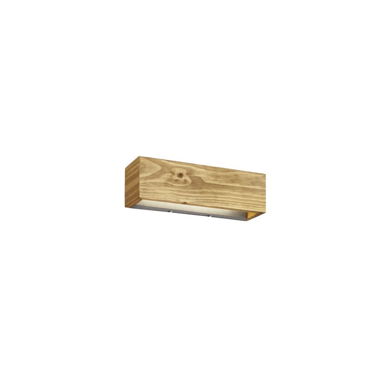 Applique en bois rectangulaire design BRAD