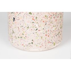 Vase Zuiver en Terrazzo Rose | Accessoire Décoratif pour Salon - Boite à Design