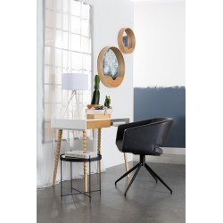 Miroir Round wall en bois Zuiver
