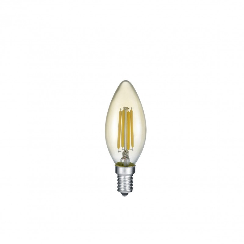 EXTRASTAR Ampoule Filament Bougie Vintage LED E14, 4W Ampoule LED