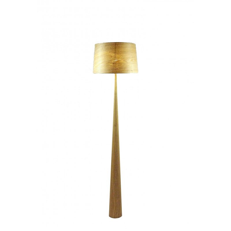 Lampadaire design Totem ls en bois naturel