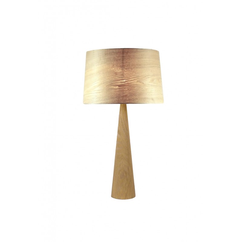 Lampe à poser Totem LT en bois naturel Aluminor