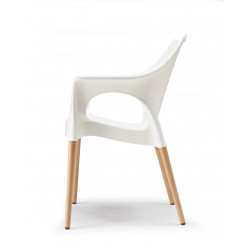 Chaise Natural Ola design par Scab