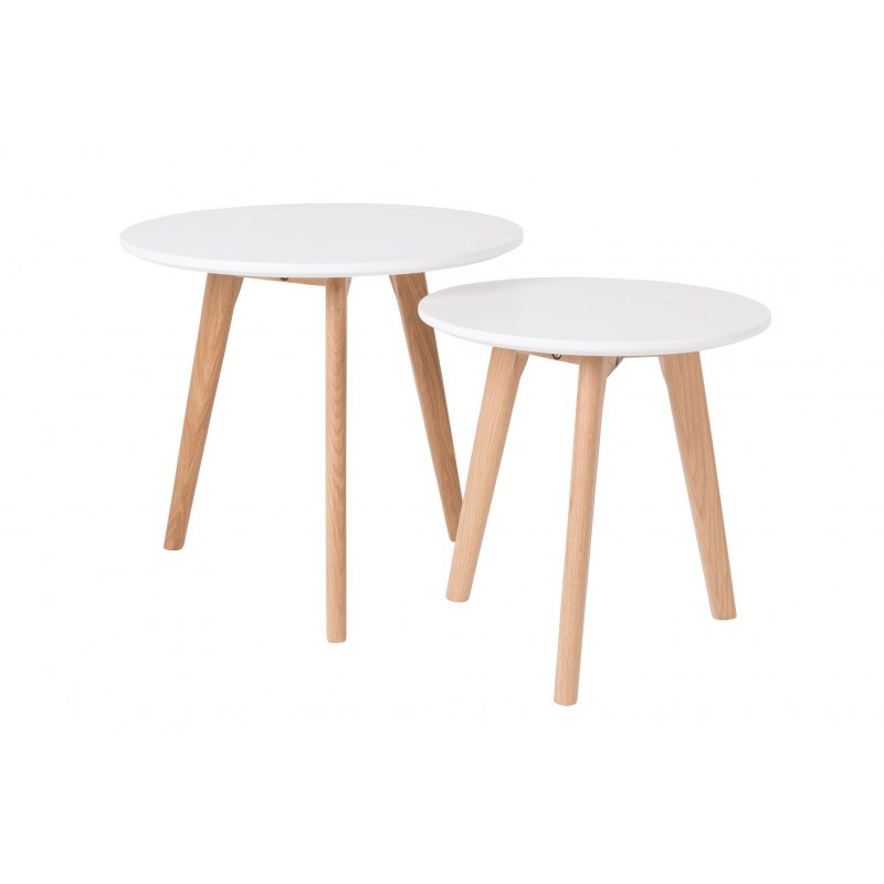 Tables basses scandinave BODINE - set de 2