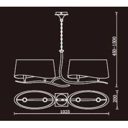 Suspension Ninette 4L design mantra