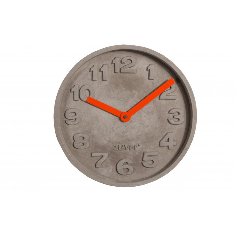 horloge concrete time design