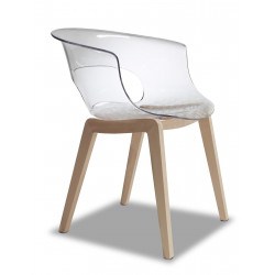 Chaise design Natural Miss B par Scab design