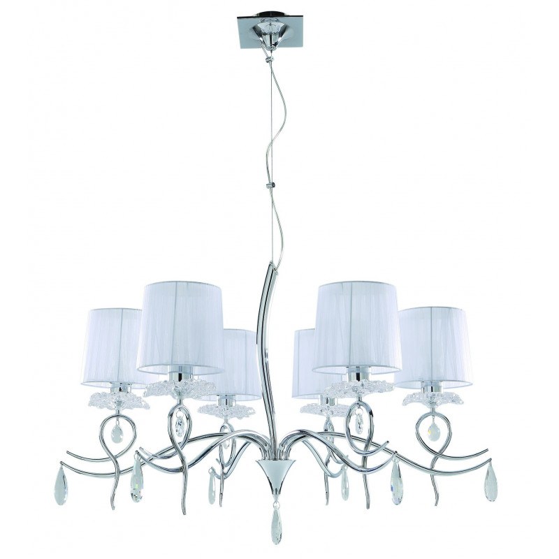 Suspension baroque six lampes Louise Suspension baroque six lampes Louise