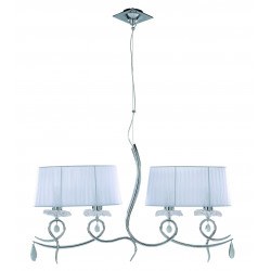 Suspension baroque 5 lampes Louise