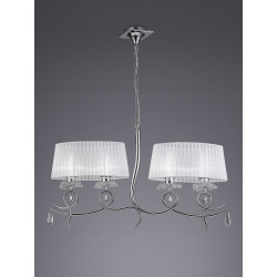 Suspension baroque 5 lampes Louise