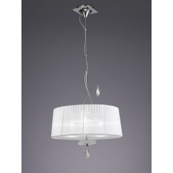 Suspension baroque 3 lampes Louise
