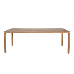 Grande table de repas - STORM en bois de frêne 220 cm Zuiver