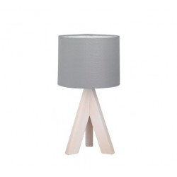 Lampe de table Ging bois naturel 