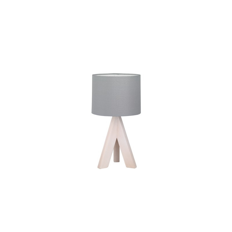 Lampe de table Ging bois naturel 