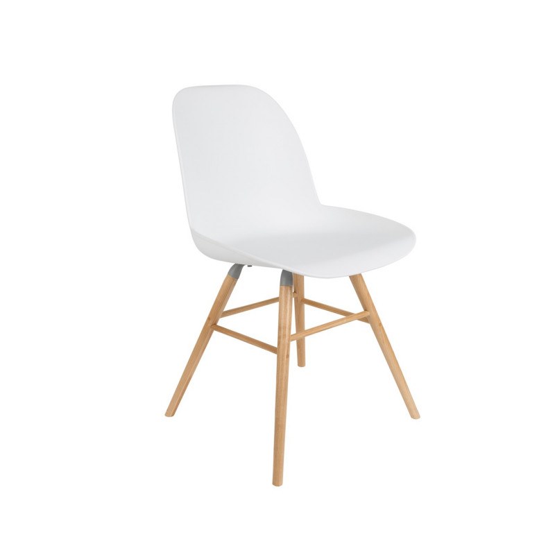 Chaise ALBERT KUIP look scandinave avec pieds bois massif Zuiver Chaise ALBERT KUIP look scandinave avec pieds bois massif Zuiver